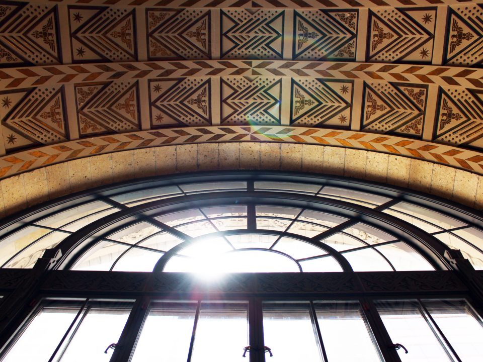Sun coming through windows at 10 Light Street