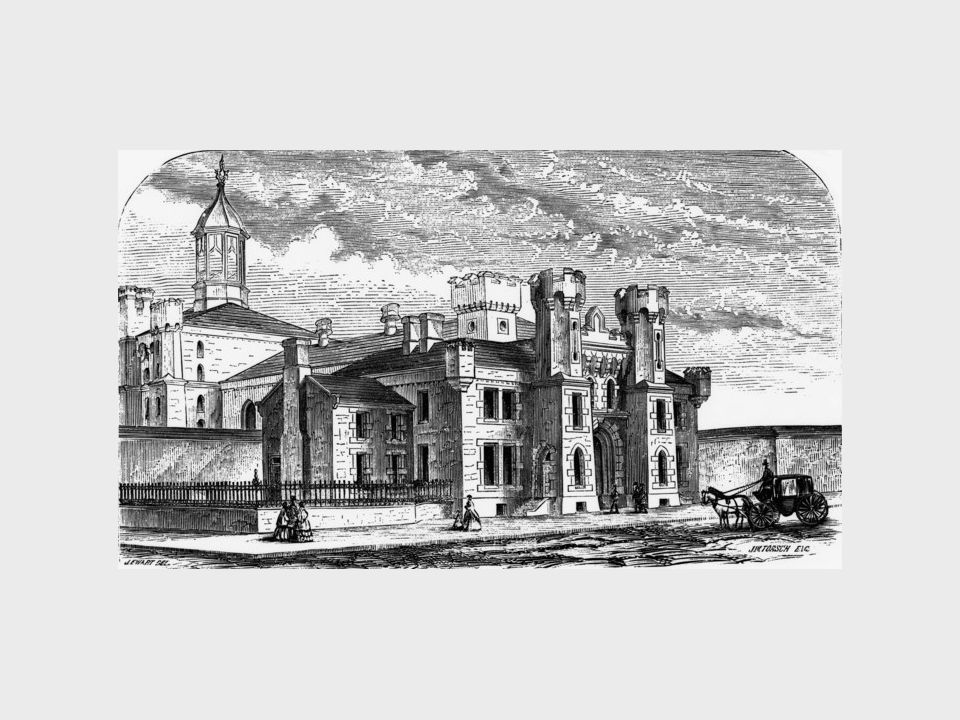 Baltimore Correctional Complex 1865 Engraving