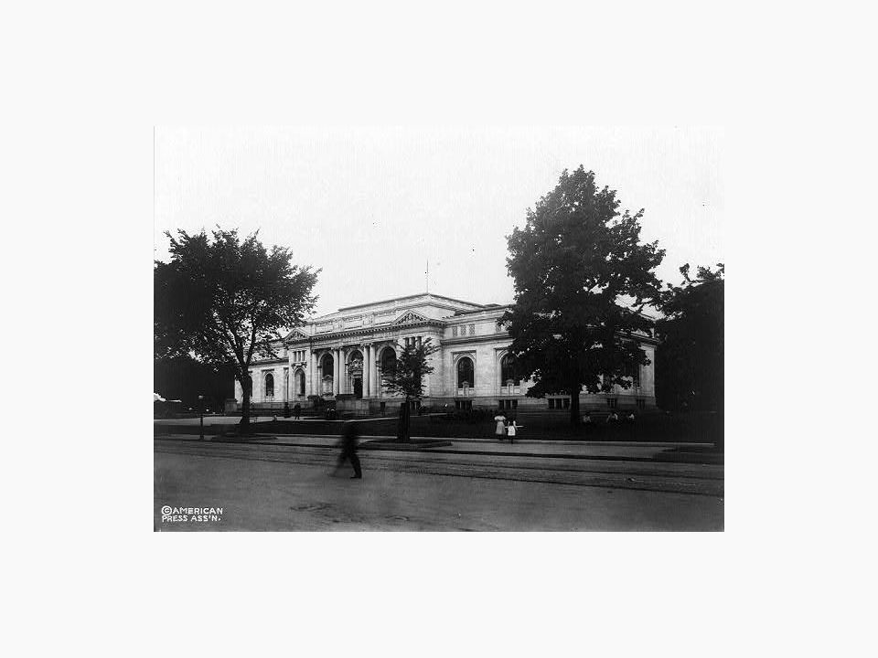 1910 Associated Press Photo of Carnegie Libary