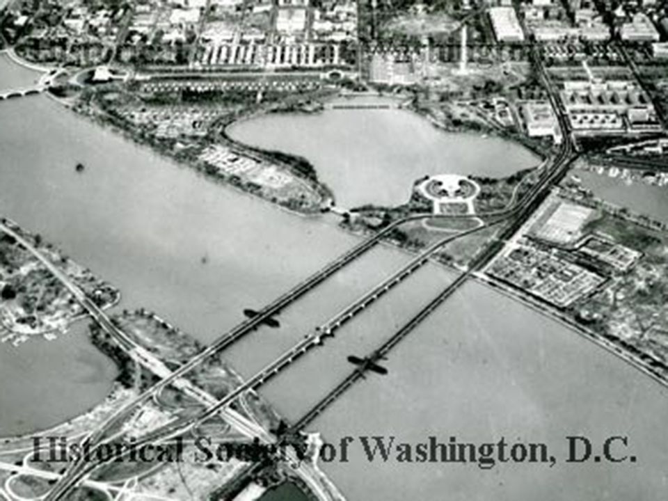 1955 Aerial Photograph of Long Bridge