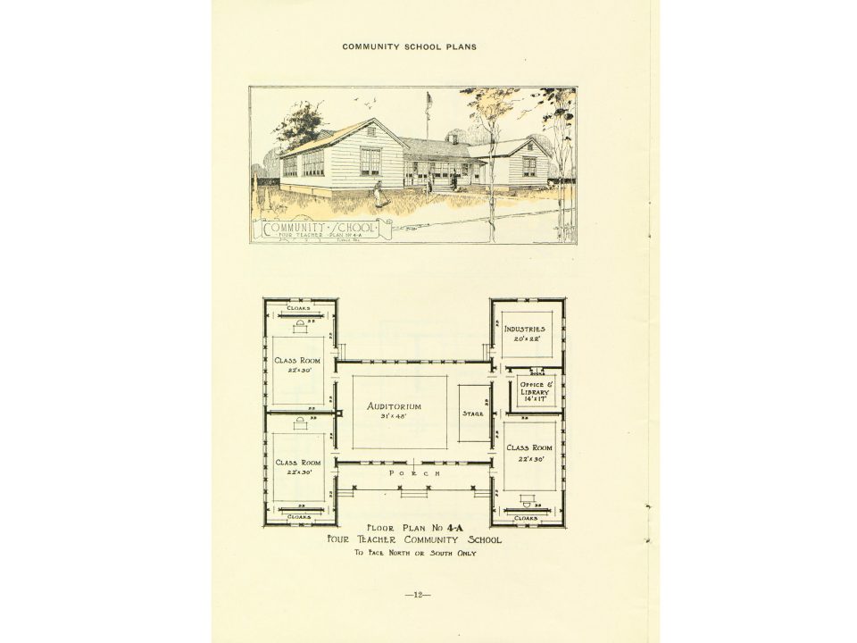 Community School Floor Plan No. 4-A