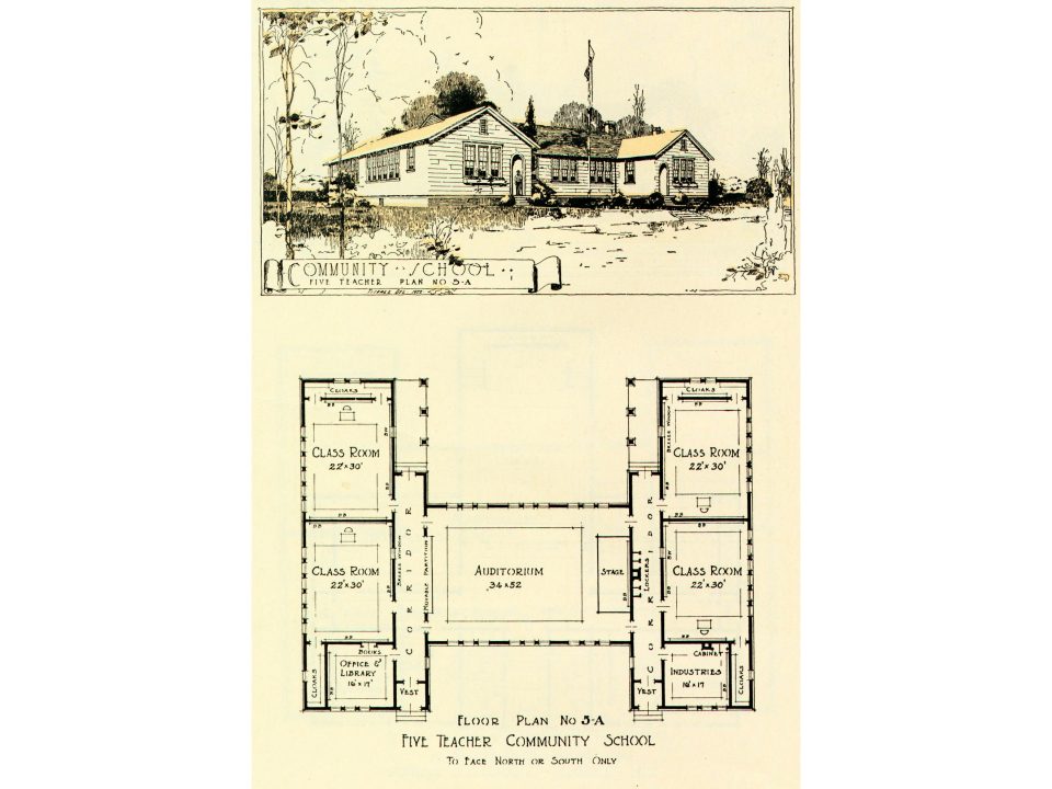 Community School Floor Plan No. 5-A