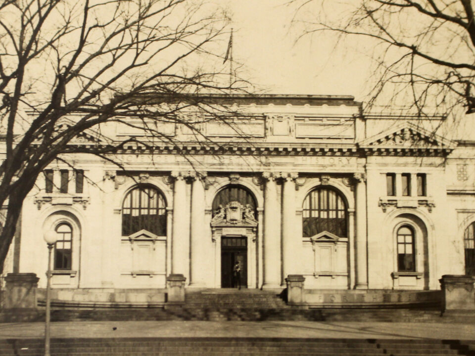 Old Historical Photo of Carnegie Library